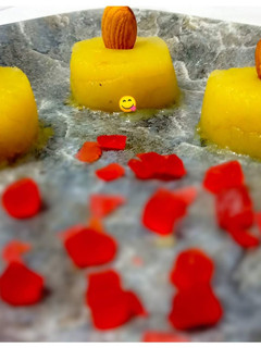 A picture of Potato Halwa.
