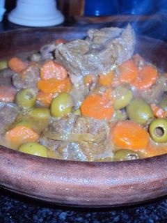 صورة لوصفة طاجين الزيتون باللحم