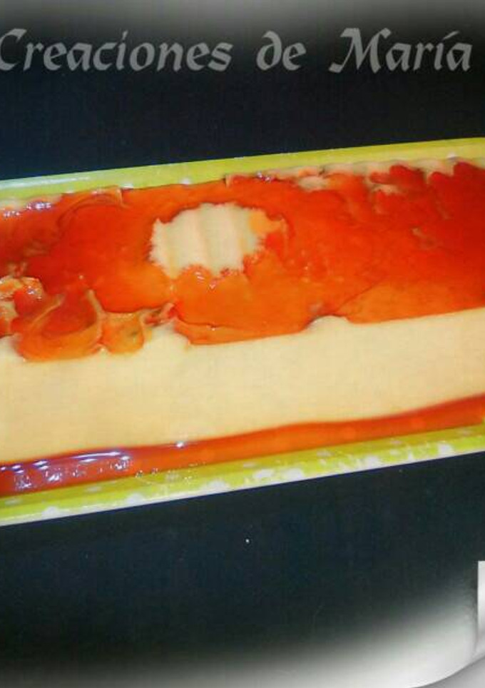 Una foto de Flan de dulce de membrillo, en la Monsieur cuisine
