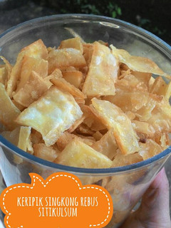 Foto resep Keripik singkong rebus