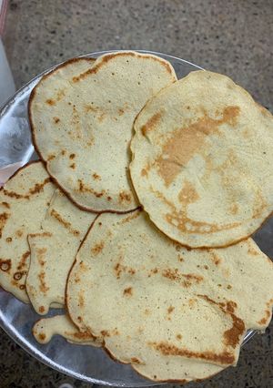 Una foto de Panqueques de banana