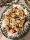 Cocochas de Bacalao con Pimientos del Piquillo y Gulas
