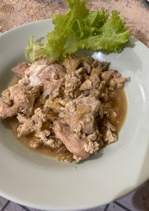 Foto resep Daging ayam telur kuah