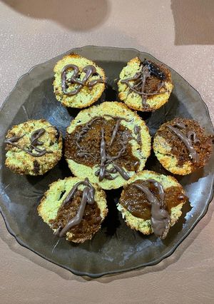 Una foto de Muffins de coco sin harinas y sin azúcar 🌴