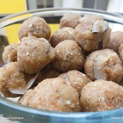 Gond dry fruits ladoo A picture of Gond dry fruits ladoo.
