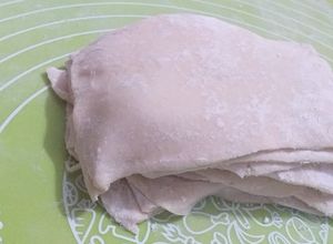 Foto resep Kulit pangsit rebus (percobaan kedua)