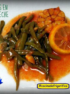 Una foto de Vainas en escabeche
