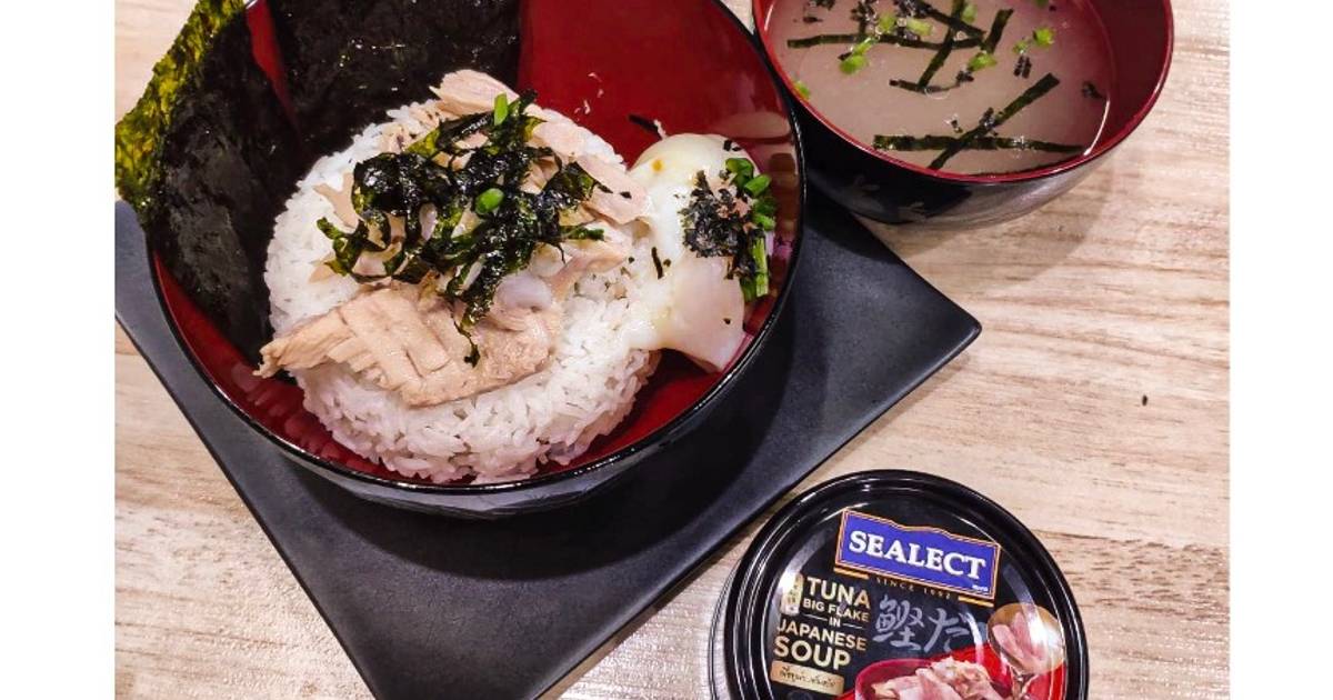 สูตร Tuna Don ข้าวหน้าเนื้อปลาทูน่า โดย Natnicha Asawamethapant Cookpad