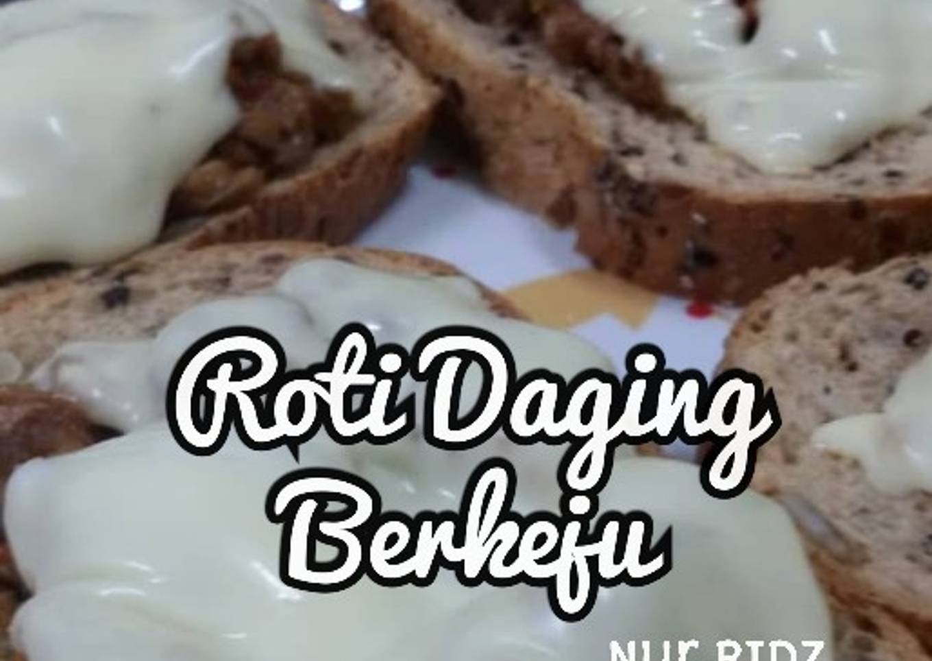 Roti daging dengan keju