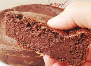 Une photo de Gâteau mousseux au chocolat sans beurre