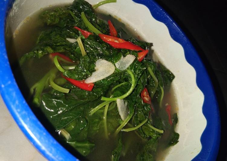 Resep Cah bayam simpel, Lezat