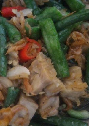 Foto resep Oseng kacang panjang