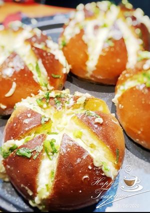 Foto resep Korean Garlic Cheese Bread