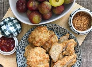 Hình của món Chả cốm.