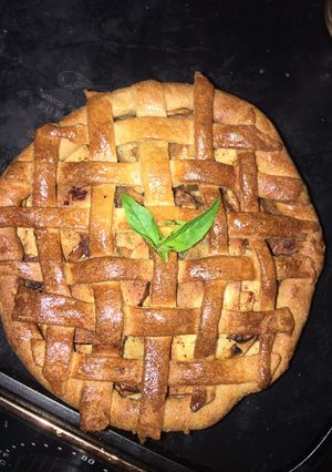 Hình của món Bánh Táo pie apple healthy nè.