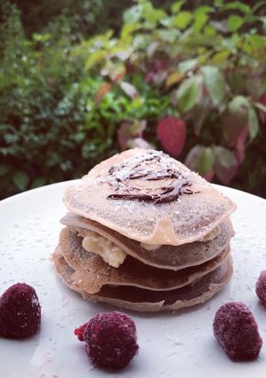 Une photo de Crêpe chocolat healthy