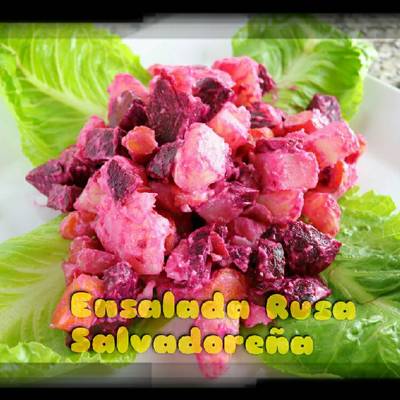 Descubrir 94+ imagen ensalada rusa receta salvadoreña