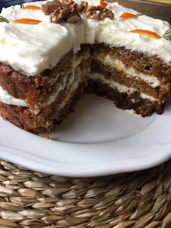 Foto principal de Tarta de zanahoria y manzana