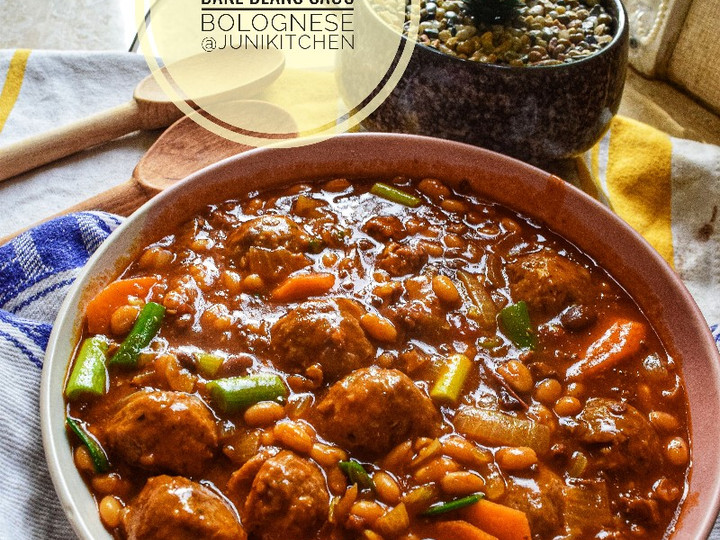 Cara Bikin Meatballs &amp;amp; Baked Beans Saus Bolognese Menu Enak