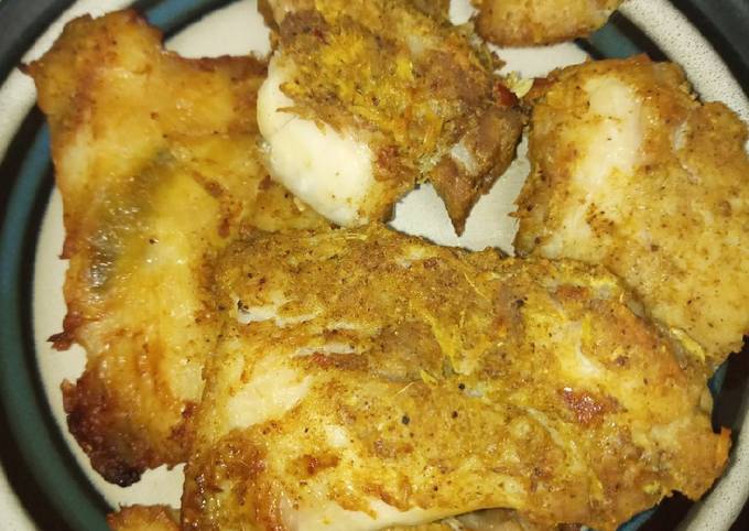 Baked fish fillet