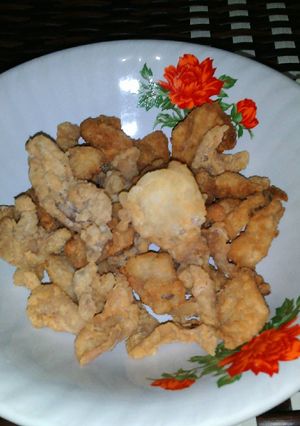 Foto resep Kulit ayam krispi