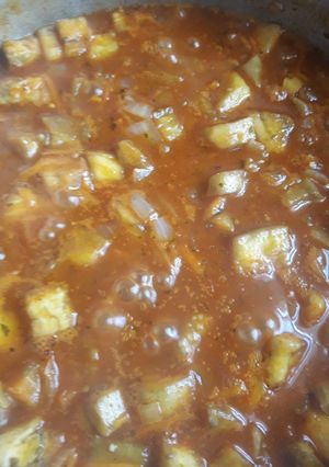 Una foto de Salsa de berenjena