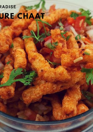 A picture of Kurkure Chaat.