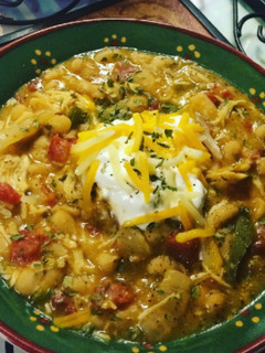 A picture of Crockpot Chicken Ranch Taco Chili.