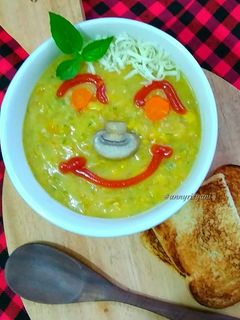 Foto resep Corn cream soup