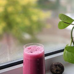 A picture of Beetroot Lassi.