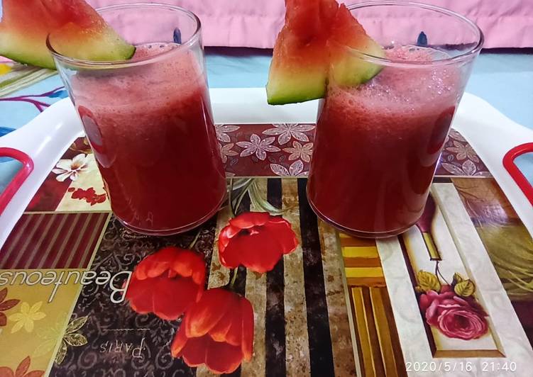 Fresh watermelon juice