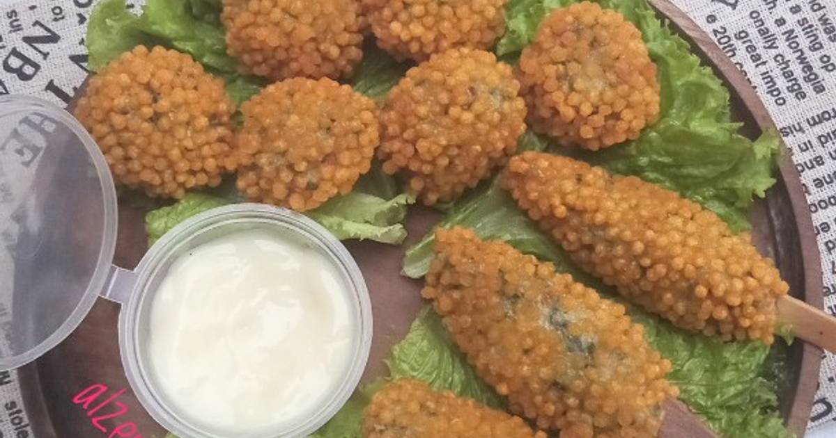 Resep 223.Crispy Bubble Crumb Chicken Spinach Ball&Drumstick oleh Selvia oktaviani Cookpad