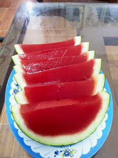 Hình của món Thạch Dưa Hấu.