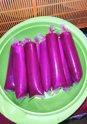 Foto resep Es lilin dragon fruit