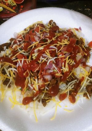 A picture of Carne Picada Taco Rice Bowl.