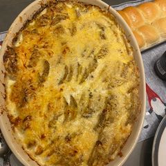 A picture of Thyme & Gouda Scalloped Potatoes.