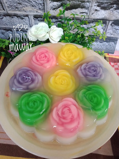 Foto resep Puding Mawar
