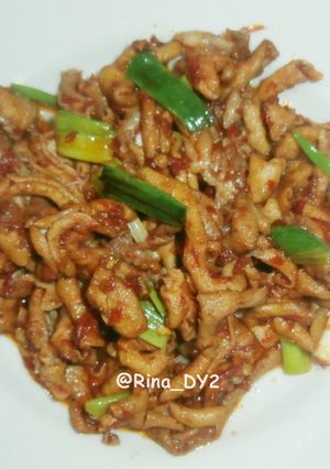 Foto resep Tumis Usus Ayam Pedas