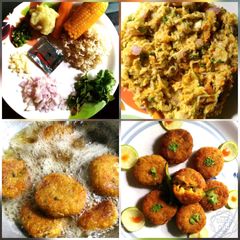 Maggi cutlet A picture of Maggi cutlet.