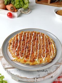Foto resep Pizza sayuran ala Okonomiyaki