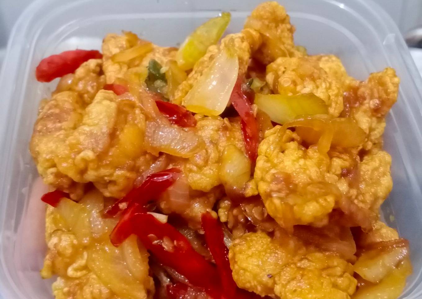 Ayam crispy pedas manis
