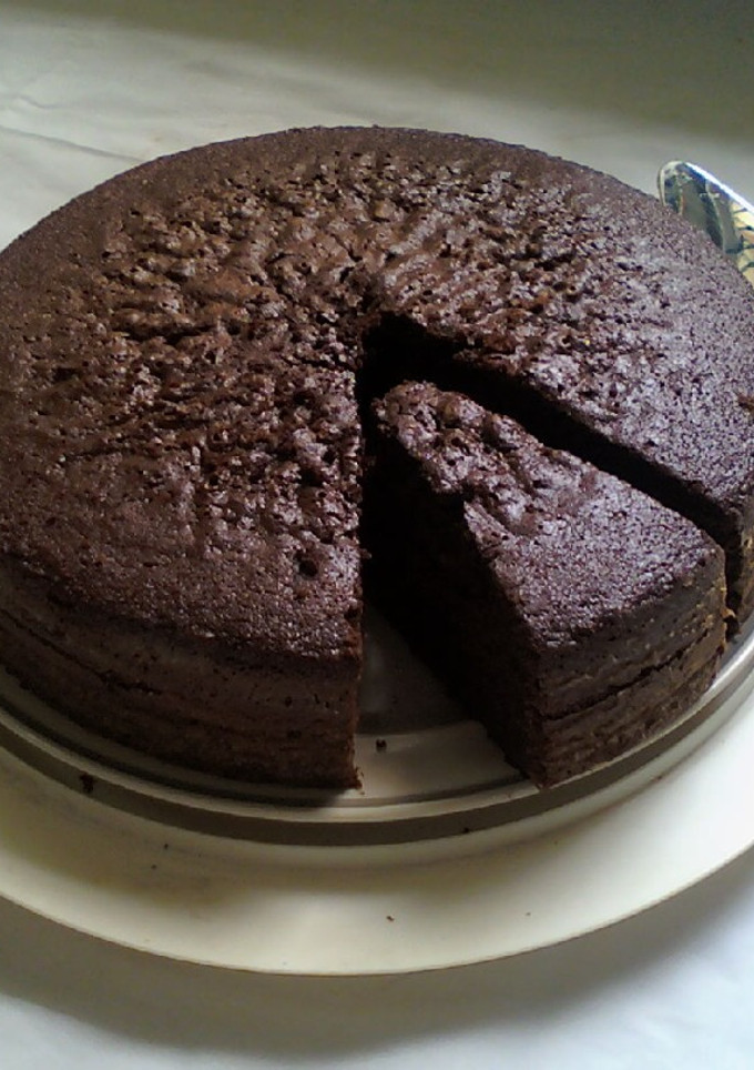 Una foto de Torta húmeda de chocolate