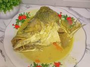 Gambar kepala kakap bumbu kuning