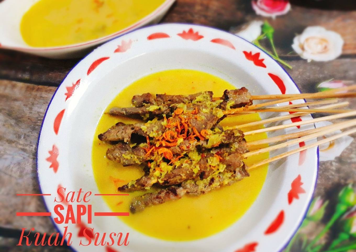 Sate Sapi ala Klathak Kuah Susu