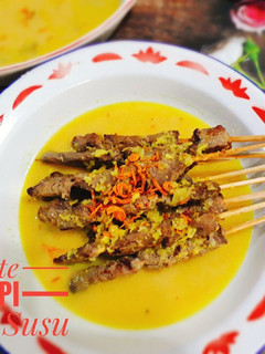 Foto resep Sate Sapi ala Klathak Kuah Susu