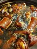 Ginger Vinegar pork trotters and eggs 醋姜猪蹄蛋#postpartum recipe#