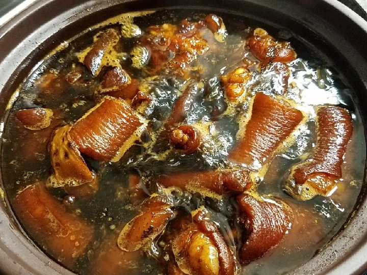 Recipe Ginger Vinegar pork trotters and eggs 醋姜猪蹄蛋#postpartum recipe# the Can Spoil the Tongue Appealing