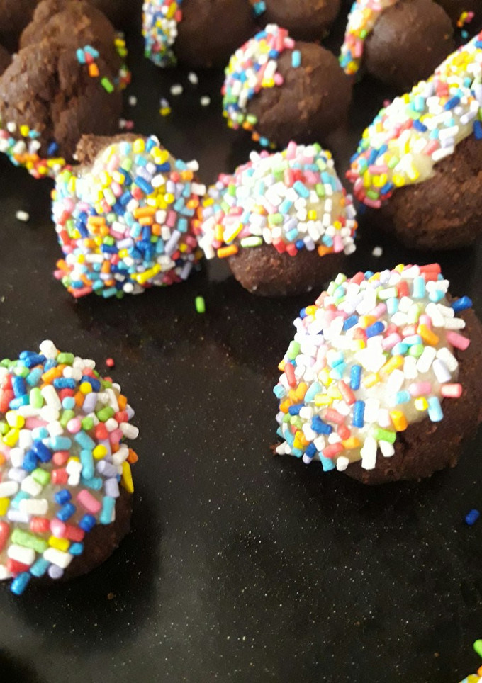 Una foto de Trufas con chocolinas