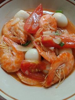 Foto resep Udang Asam Manis