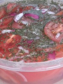 Paradicsom saláta 🍅🍅🍅 recept fotója